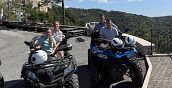 Avventura in quad con vista panoramica sulle colline di Rocca Massima