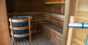 Zona sauna rilassante nell’hotel Bellavista Terme