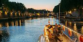 Boat Jazz Roma con cena romantica sul battello sul Tevere