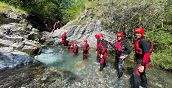 Avventura di canyoning leggero nella Val Brembana in Lombardia