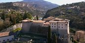 Veduta aerea del castello di Rovereto