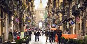 Via tipica del centro storico di Palermo