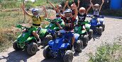 esperienza quad bambini Novara immersa nella natura