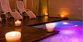 Area spa attrezzata per il relax al Park Hotel Olimpia