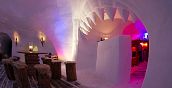 Ristorante igloo a Oetz in Tirolo con atmosfera innevata
