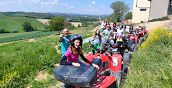 Percorso sterrato in quad tra borghi storici e paesaggi del Monferrato