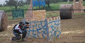 Campo attrezzato per paintball a Cerveteri