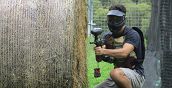 Battaglia di paintball tra amici a Caldes