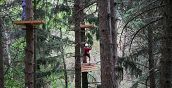 Percorso acrobatico nel Parco Avventura delle Madonie