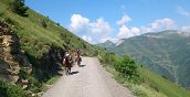 Sentiero montano a cavallo Valle Pesio Cuneo