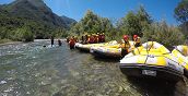 Discesa rafting in provincia di Cuneo sul fiume Stura