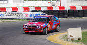 Delta Integrale da rally sul circuito da Pavia