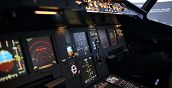 Dettagli realistici della strumentazione dell'Airbus A320
