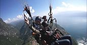 Decollo in parapendio da 1300 metri sul Lago di Garda