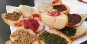 Assaggio crostini tour gastronomico di Como