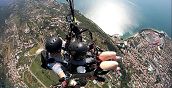 Parapendio biposto sul Lago di Garda con vista sulla Val di Toscolano