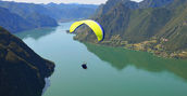 Biposto parapendio lago di Idro