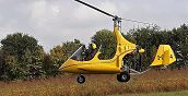 Decollo autogiro da Fiumara in Puglia