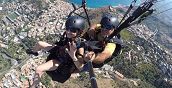 Volo in parapendio su Gallodoro con vista panoramica siciliana