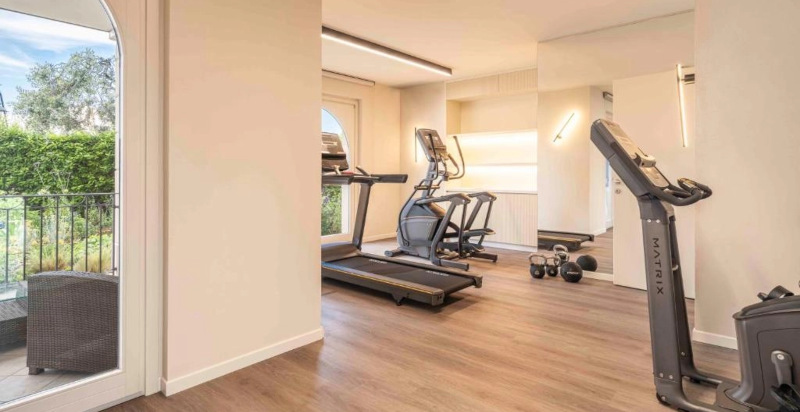 Sala fitness presso Bellerive Lifestyle Hotel a Salò