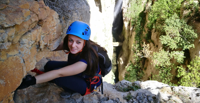 Avventura su via ferrata a Sasso di Castalda, natura incontaminata