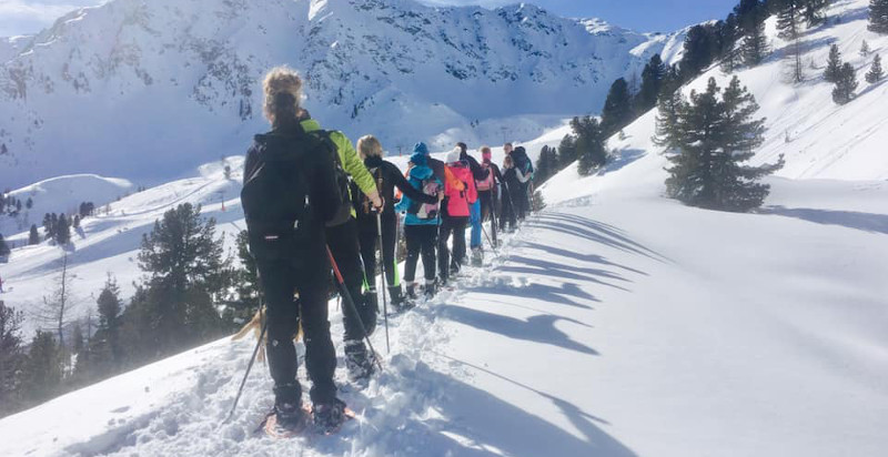 ciaspolare in valle aurina