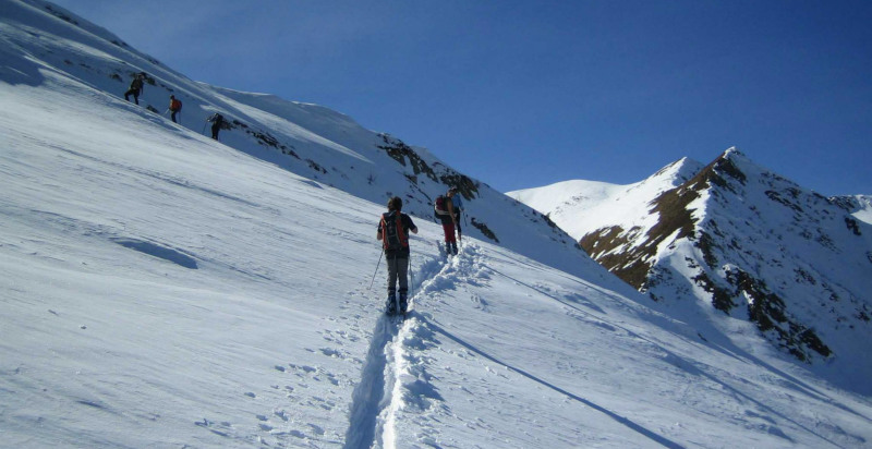 Avventura sciistica nelle Alpi