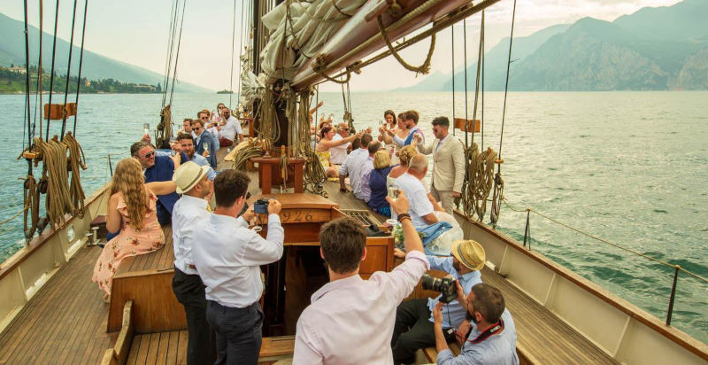 Navigazione a vela sul Lago di Garda per gruppi