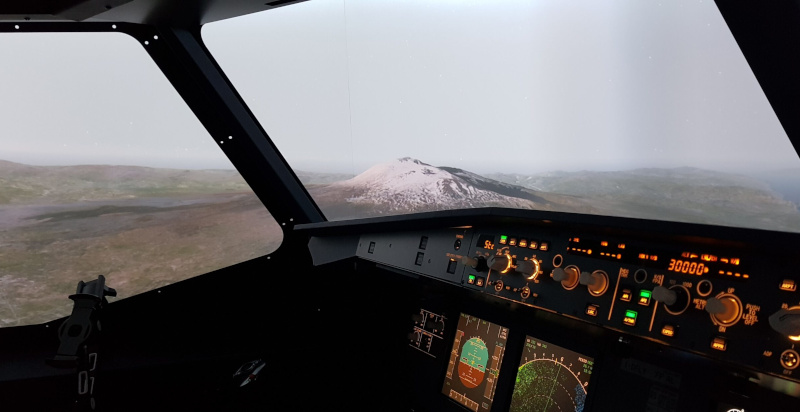 Pilota un Airbus A320 nel simulatore di volo Catania