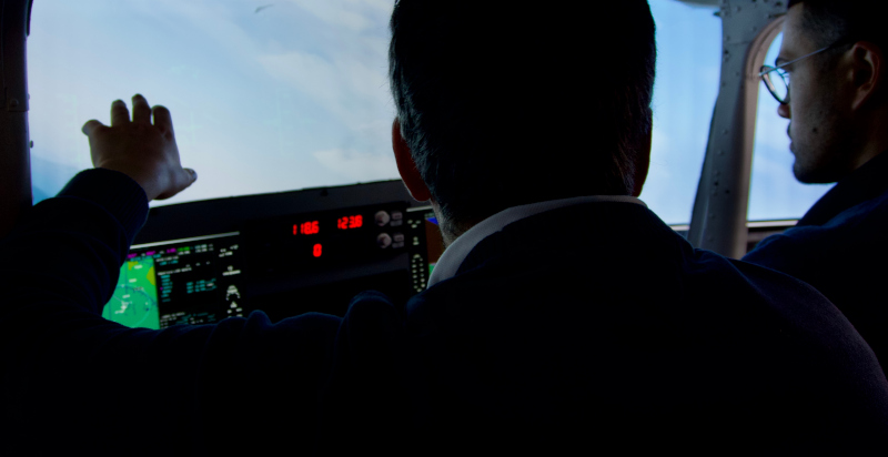 Esperienza di volo virtuale su aereo di linea a La Spezia