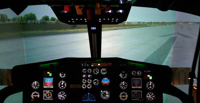 Simulazione di volo realistica a Trento 