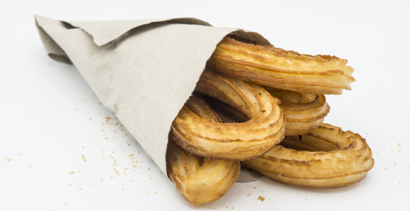 Churros, dolci tipici della cucina spagnola e latino-americana