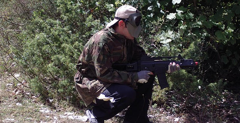 Strategie di gioco durante un'operazione di softair in Umbria