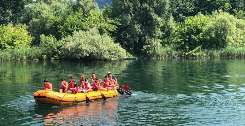 Soft rafting Adda immersi nella natura del fiume Adda