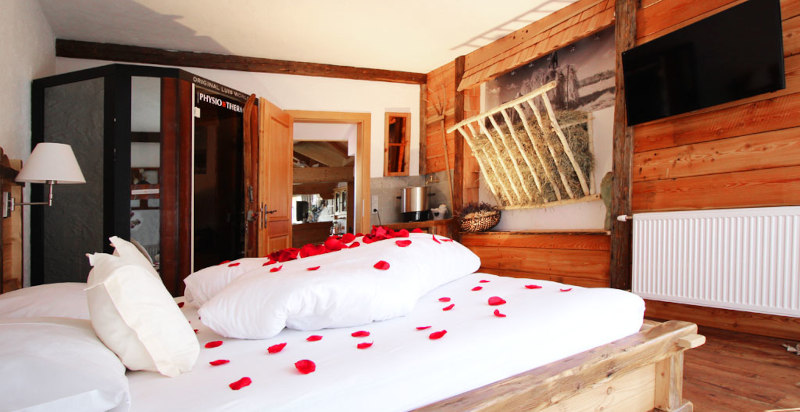 Pernottamento nella stanza del fieno ad Althofen all'Hotel Prechtlhof