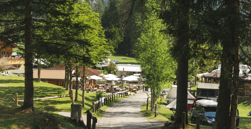 Camping ai piedi della Marmolada