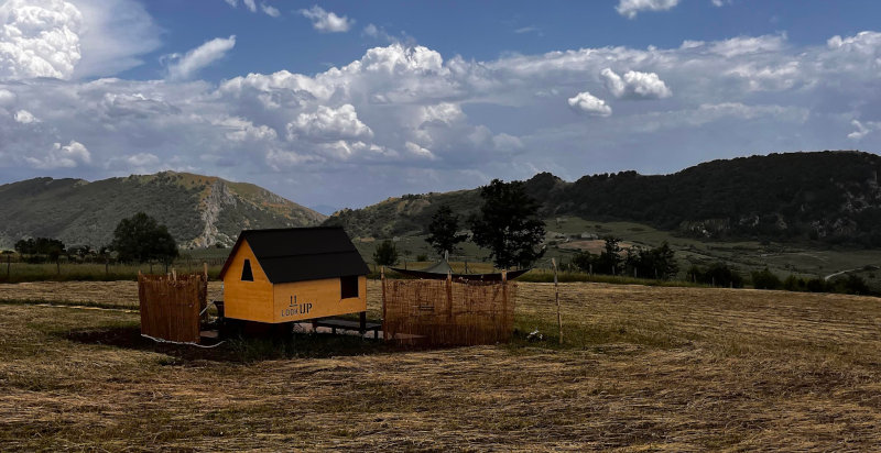 StarsBOX a Castelgrande con vista sulle montagne della Basilicata