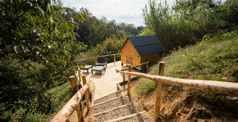 StarsBOX sulla collina di Sessant in Piemonte