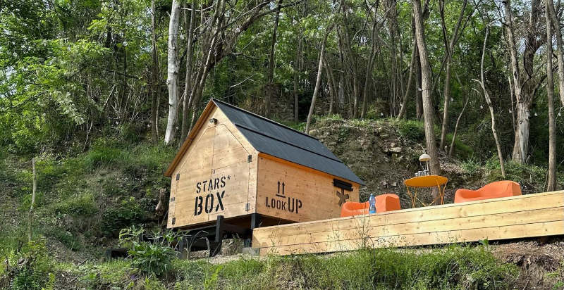 Dormire in una starsbox vicino a La Spezia