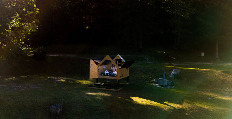 Notti sotto le stelle nella StarsBox con vista sulla Marmolada