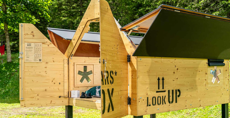 Soggiorno unico in rifugio StarsBox sotto le stelle vicino alla Marmolada