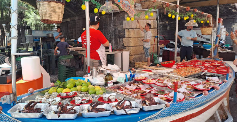 Mercato del pesce a Catania e street food
