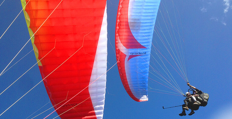 Parapendio lago di Idro