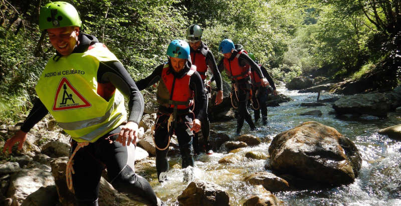 Canyoning ad alta quota nel Torrente Palvico, Trentino