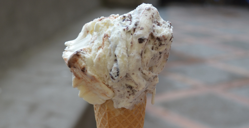 Gelato alla stracciatella - Invenzione bergamasca nel tour gastronomico
