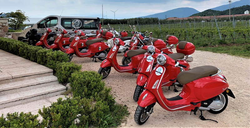 Noleggio Vespa lago di Garda