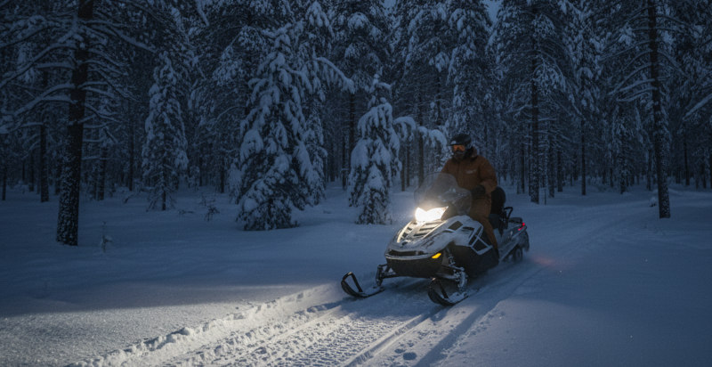 Tour in motoslitta e cena in baita a Foppolo