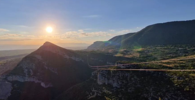 Vista panoramica dal Volo dell’Angelo a Trentinara, Cilento