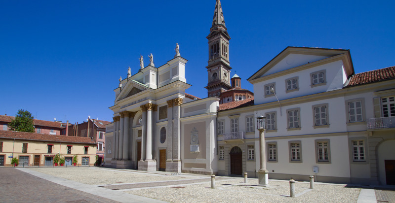 Piazza principale di Alessandria durante l'urban escape