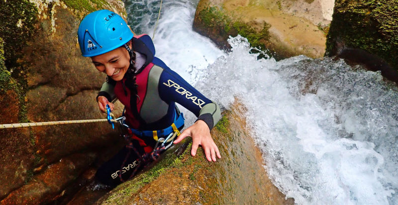 Esperienza sicura canyoning Farindola